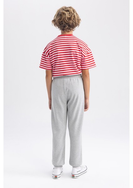 Erkek Çocuk Gri Dokulu Jogger Okul Eşofman Alt R5970A623AU indirimleri