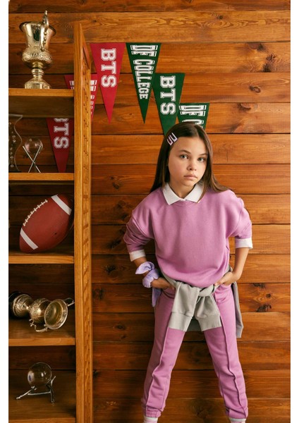 Kız Çocuk Bisiklet Yaka Okul Sweatshirt A2797A823AU modelleri