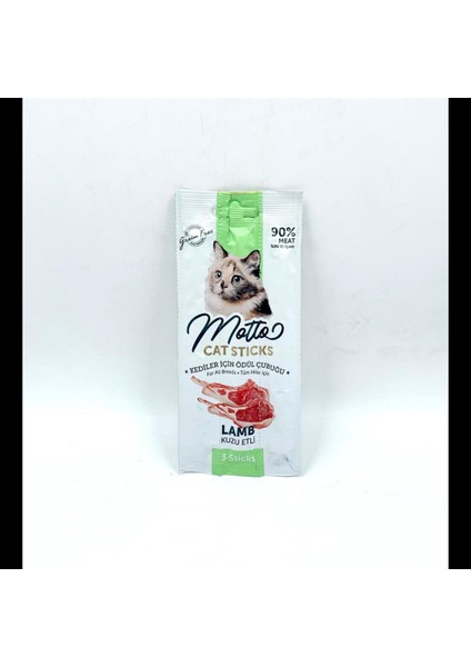 Kedi Ödül Çubuğu 3 x 5 gr Kuzu Etli