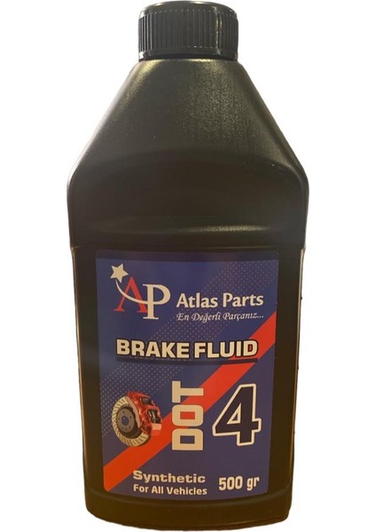 Atlas Parts Dot 4 Brake Fluid 500 gr