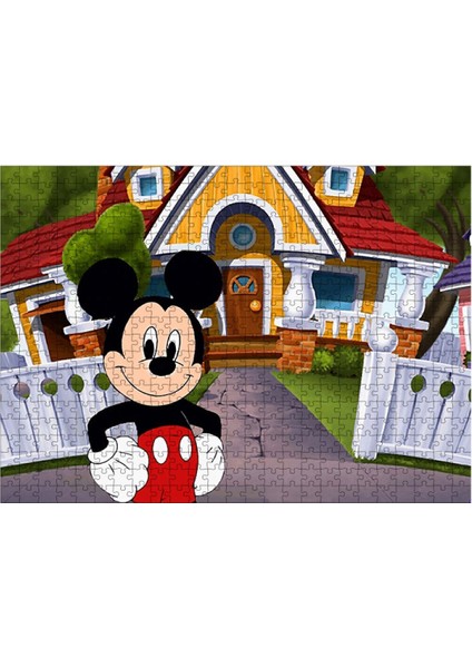 Ahşap Mdf Puzzle Yapboz Mickey Mouse 500 Parça 50*70 cm