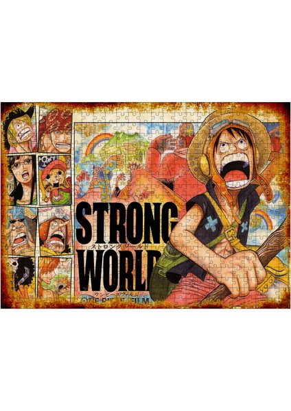 Ahşap Mdf Puzzle Yapboz Strong World 500 Parça 50*70 cm