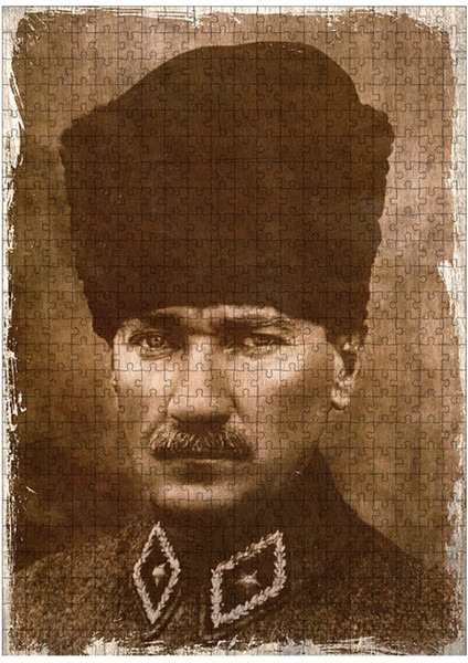 Ahşap Puzzel Mustafa Kemal Atatürk 500 Parça 50*70 cm