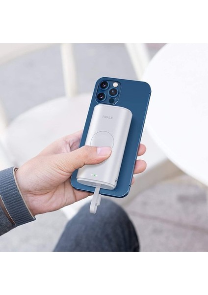 3IN1(Telefon-Saat-Kulaklık) Çoklu Cihaz Destekli Dahili Kablolu 9.000MAH Powerbank