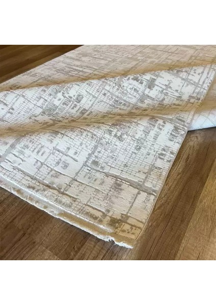 Ipek Mekik Halı Gordion Vizon Modern Saçaklı Halı
