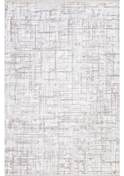 Ipek Mekik Halı Gordion Vizon Modern Saçaklı Halı