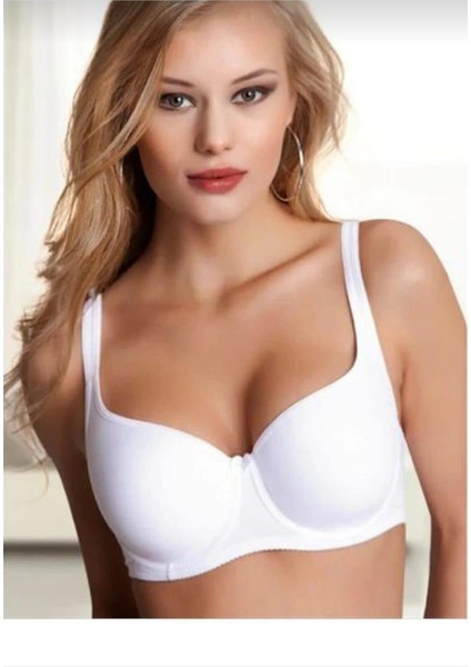 3613 Bayan Toparlayıcı Balenli Soft Cup Sütyen 2 Adet