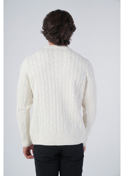 Erkek Yürütme Saç Sepet Örgü Bisiklet Yaka Triko Yün Kazak TRIST-5309 fiyatları