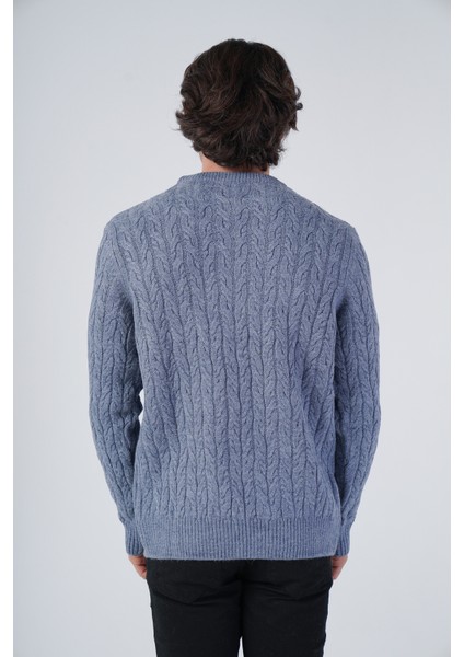 Erkek Yürütme Saç Sepet Örgü Bisiklet Yaka Triko Yün Kazak TRIST-5309 modelleri