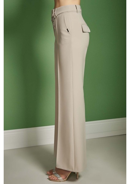 Ispanyol Paça Taş Dokuma Pantolon fırsatları