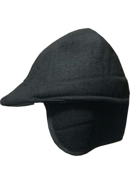 Füme Ördek Şapka Ense ve Kulak Kapamalı Içe Katlanan Kulaklık
