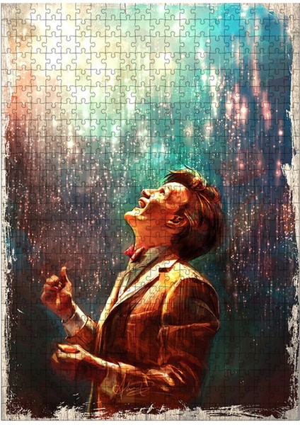 Ahşap Puzzel Doctor Who Doktor Kim 500 Parça 50*70 cm