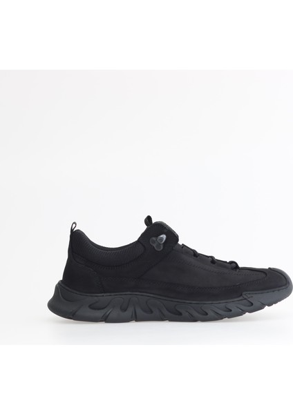 Erkek Deri Ayakkabı Siyah Erkek Günlük Ayakkabı