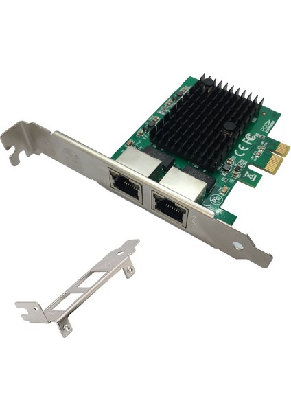 PCI E Gigabit Ethernet NIC Kartı 2.5G dual port 2500/1000/100Mbps