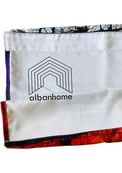 Flamingo Temalı Dijital Baskı Çift Kanat Fon Perde 140X240
