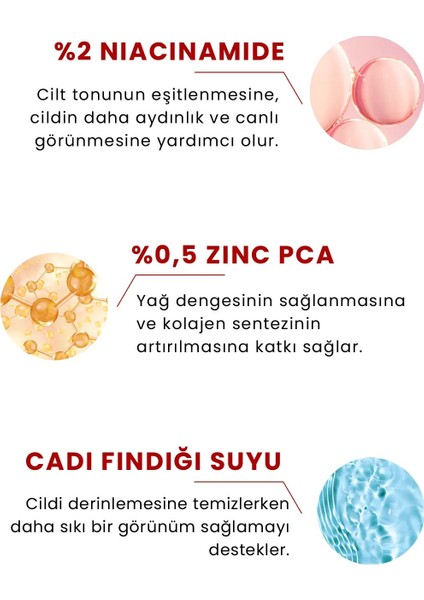 Hydro Solution %2 Niacinamide + %0,5 Zinc Pca Temizleme Jeli 200 ml