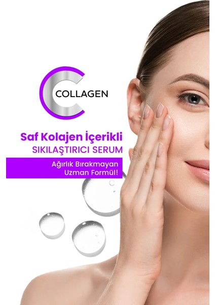 Yaşlanma Karşıtı Sıkılaştırıcı Kolajen Serum 20 Ml