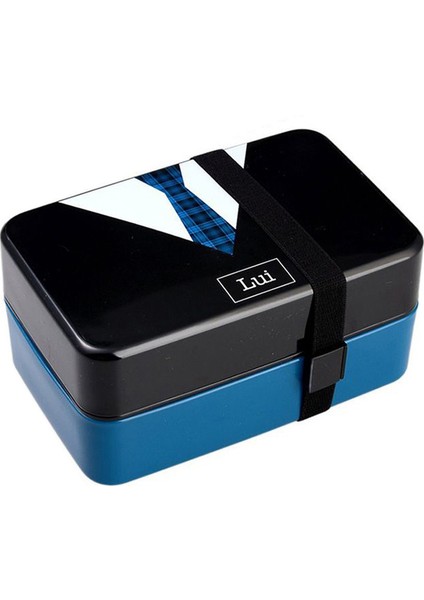 730ML Tie Öğle Yemeği Kutusu Bento Kutusu (Yurt Dışından)