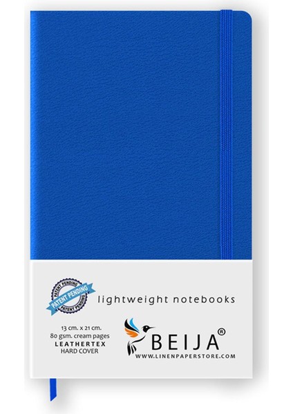 Terzi Dikiş Yumuşak Kapak Defter Deri Lacivert 13X21