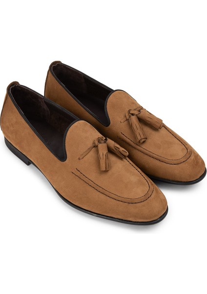 Nubuk Taba Rengi Erkek Loafer - 01701MTBAC17 fiyatları