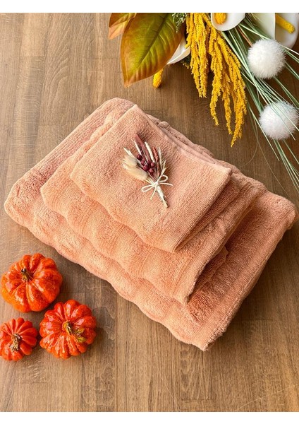 Fine Cotton Terracotta Havlu Seti 3'lü fiyatları