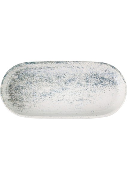 Pioli Smoky Mat Blue Kayık Tabak 21CM