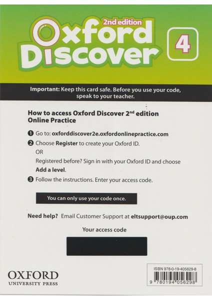 Oxford Discover Level 4 Student's Book Workbook With Online Practice 2nd Edition