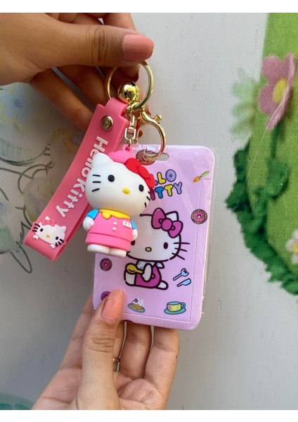 Hello Kitty Silikon Anahtarlık Kartlık