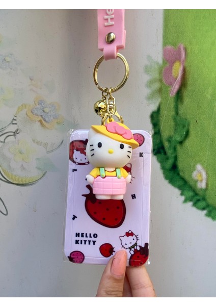 Hello Kitty Silikon Anahtarlık Kartlık