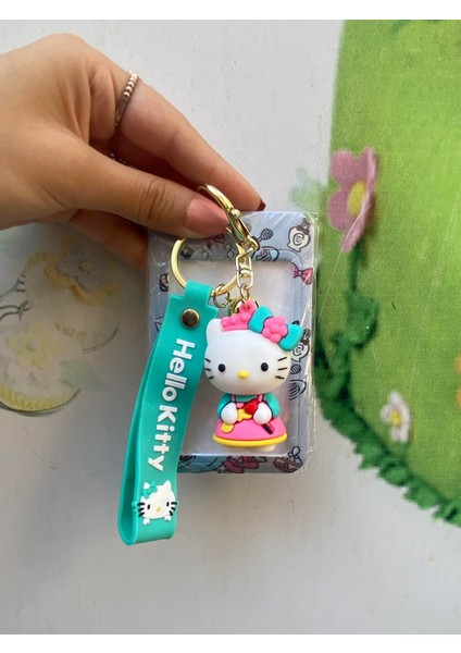 Hello Kitty Silikon Anahtarlık Kartlık