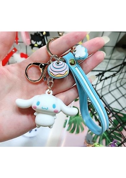Cinnamoroll 3d Silikon Anahtarlık Karltık Çanta Süsü modelleri