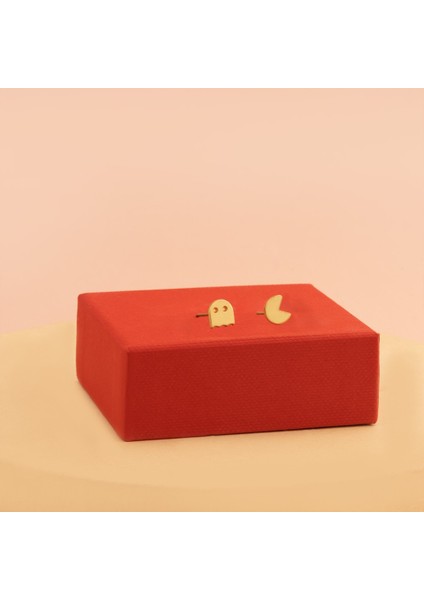 Pacman ve Hayalet Gümüş Küpe modelleri