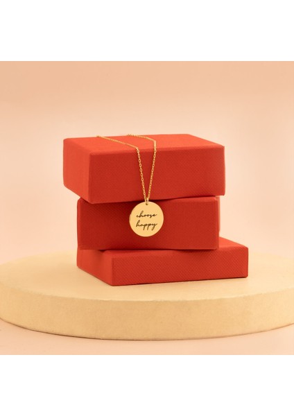 Isimli Daire Gümüş Kolye modelleri