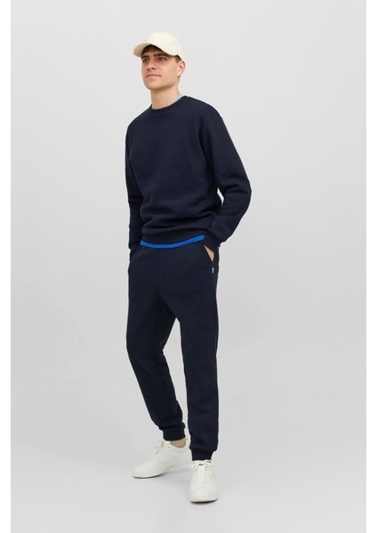 Erkek Jjebradley Bisiklet Yaka Sweatshirt 12249341 Lacivert fiyatları