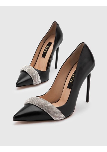 Ulla Hakiki Deri Kadın Siyah Stiletto fiyatları