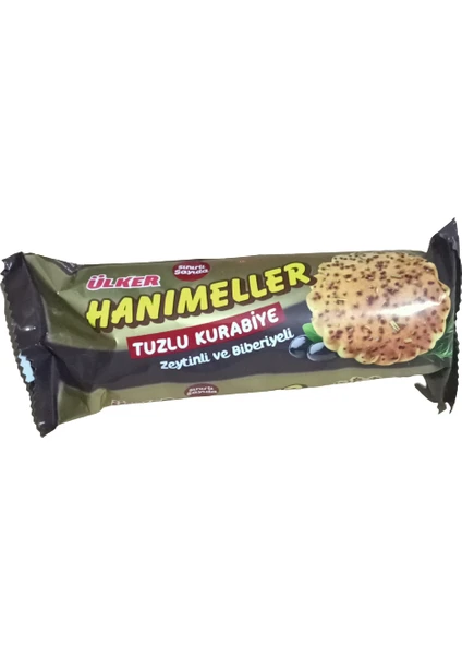 Hanımeller Tuzlu Kurabiye Zeytinli ve Biberiyeli 81 gr x 18 Adet