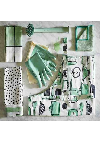 Akdeniz Rınnıg Beyaz-Yeşil 45X60 cm Kurulama Bezi fırsatları