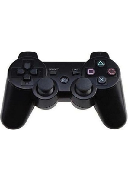 Double Titreşimli Ps3 Bluetooth Oyun Kolu Uyumlu Kablosuz Analog Gamepad Joystick Oyun Kolu