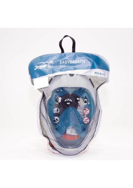 Easybreath Yetişkin Su Altı Keşif Maskesi - Mavi Meridyendukkan Panoramik Görüş