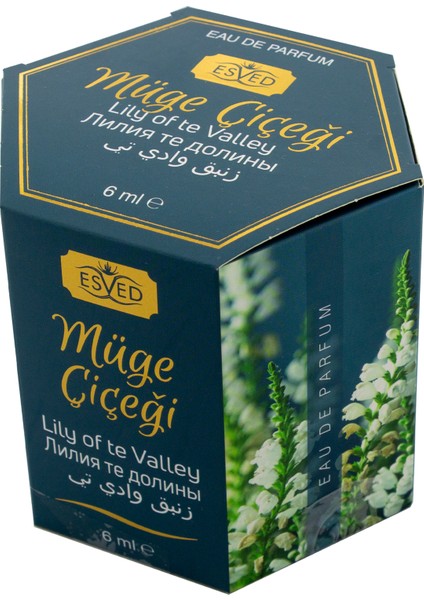 Müge Çiçeği Kokusu Alkolsüz Esans 6'lı Paket 6 ml