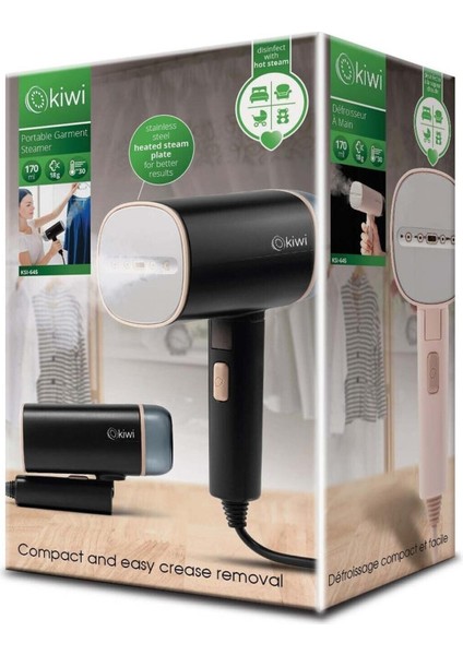 KSI-645 Katlanabilir Portatif Kırışık Giderici Pembe