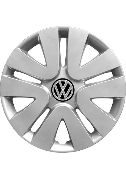 Volkswagen Caddy 14 Inç Jant Kapağı Amblemli Gri 4 Adet 1 Takım 105