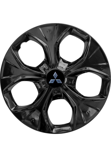 Mitsubishi Space Star 14 Inç Uyumlu Jant Kapağı Amblemli Piano Black 4'lü Takım 211