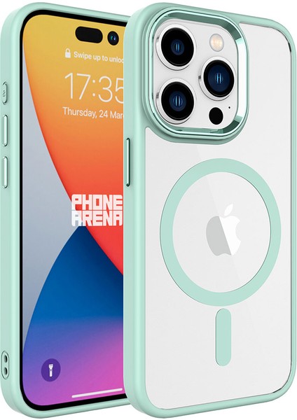 Iphone 15 Pro Max Kılıf Krom Magsafe Özellikli Silikon