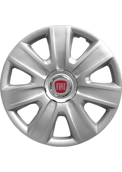 Fiat Idea 14 Inç Jant Kapağı Amblemli Gri 4 Adet 1 Takım 108