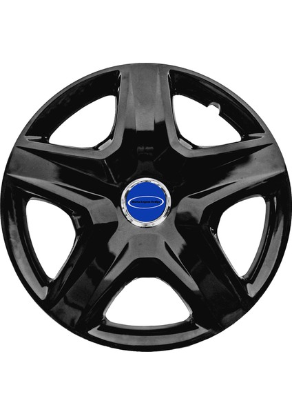Ford Fiesta 14 Inç Jant Kapağı Amblemli Piano Black 4 Adet 1 Takım 201