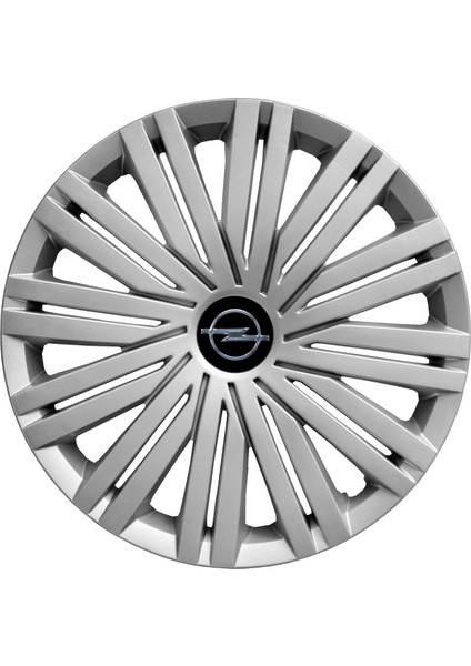 Opel Corsa C 14 Inç Uyumlu Jant Kapağı Amblemli Gri 4 Adet 1 Takım 125