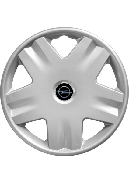 Opel Corsa D 14 Inç Uyumlu Jant Kapağı Amblemli Gri 4 Adet 1 Takım 140