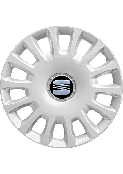 Seat Leon 14 Inç Jant Kapağı Amblemli Gri 4 Adet 1 Takım 144