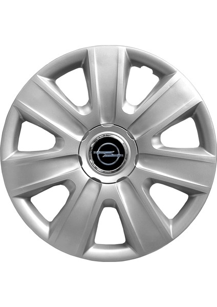 Opel Astra F 14 Inç Jant Kapağı Amblemli Gri 4'lü Set 108